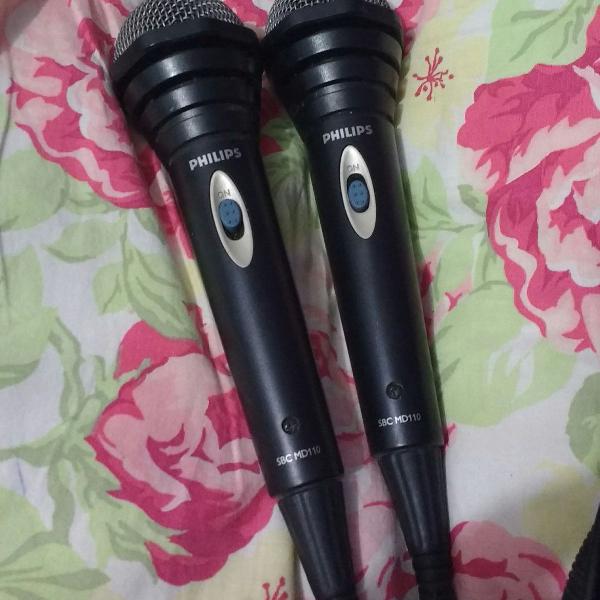 par de microfone Philips