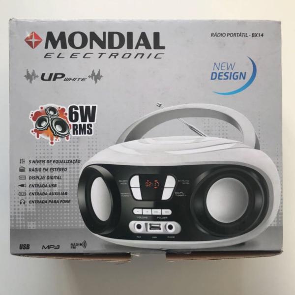 rádio portátil mondial bx14