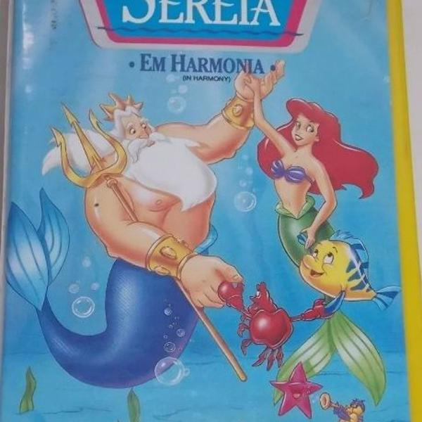 vhs a pequena sereia em harmonia