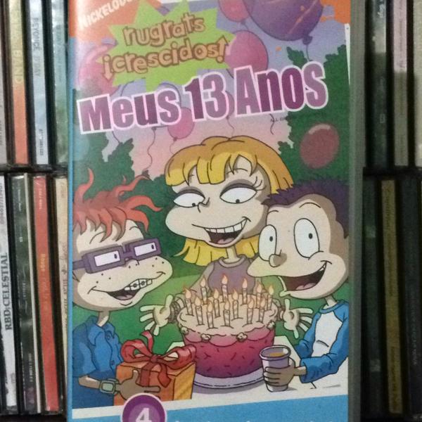 vhs rugrats crescidos: meus 13 anos