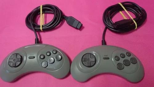 2 Controles Original Do Mega Drivre Tec Toy - Funcionando