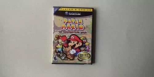 Capa E Encarte Originais Do Paper Mário Game Cube