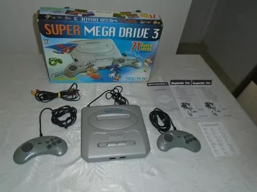 Console Super Mega Drive 3 Tectoy Com 71 Jogos Completo