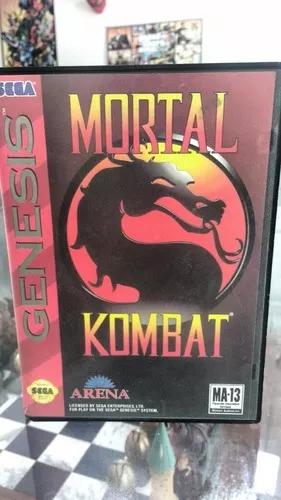 Fita Mega Drive Mortal Kombat Original