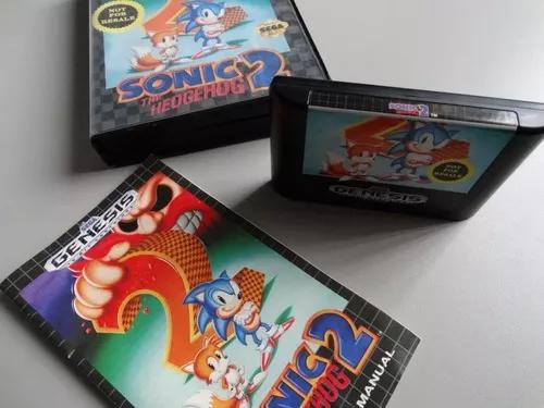 Jogo Sonic 2 Mega Drive Sega Completo E Super Conservado F.g