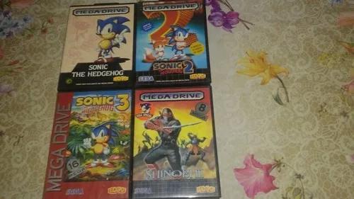 Lote Jogos Mega Drive Tectoy Todos Completos Para Coleção.