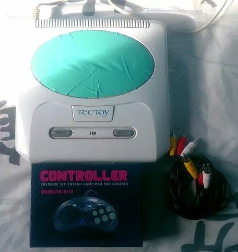 Mega Drive 3 Tec Toy 81 Jogos Cabo E Controle Original
