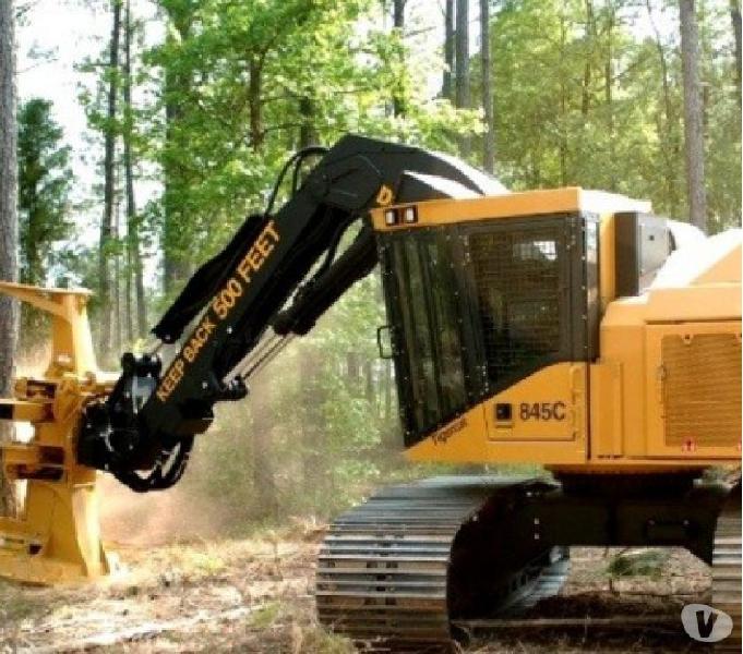 Máquinario de toda linha para mecanização florestal