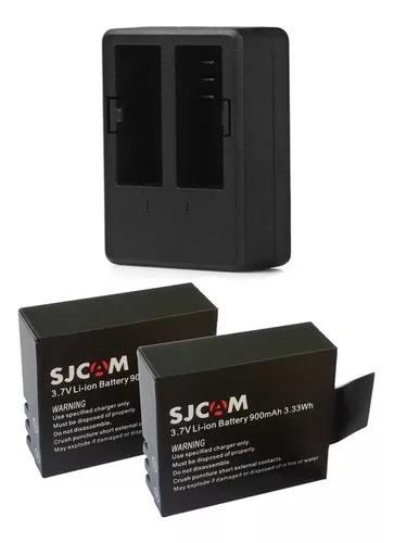 2 Bateria Sjcam Sj4000 5000 +1 Carregador Duplo Original