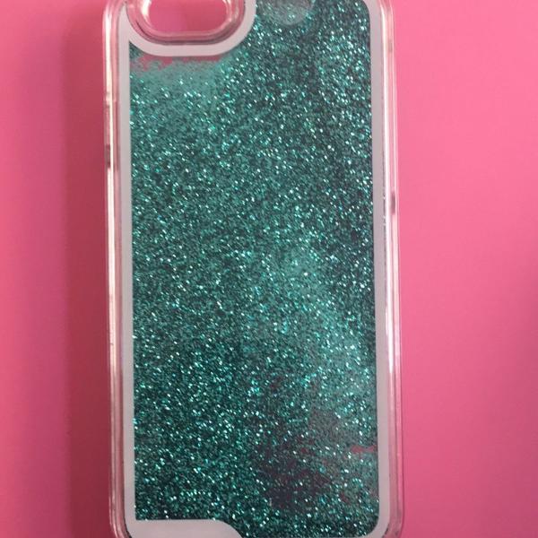 Case IPhone 6/6s - Glitter verde lindooo