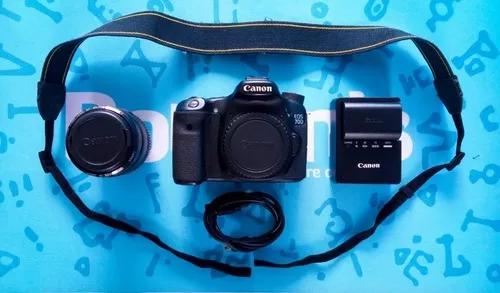 Câmera Canon Eos 70d (+-13k Clicks) + Lente 35-70mm + Cabos