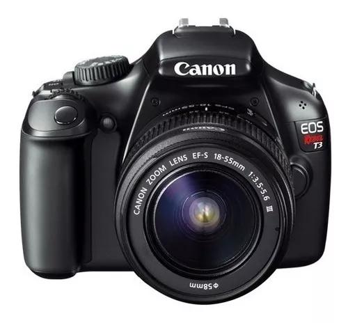 Câmera Canon Eos Rebel T3 + Lente 18 - 55 Mm