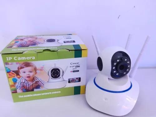 Câmera Ip Hd 720p 3 Antenas Noturna Wireless Wifi