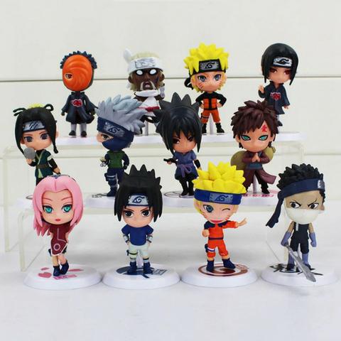Coleção 12 Bonecos Actions Figures Naruto. LEIA!