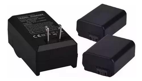 Kit 2x Baterias Np-fw50 + Carregado P Sony Alpha A6000 A6300