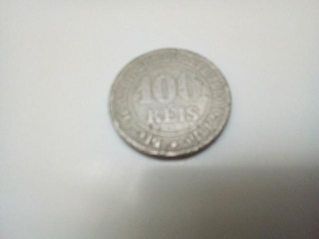 Moeda 100 Réis, Brasil Império, 