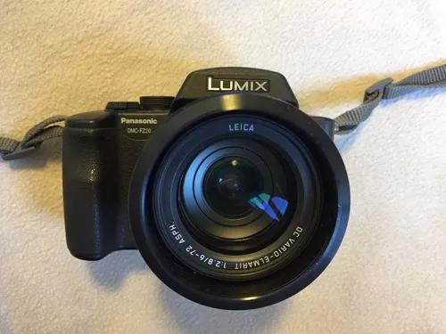 Panasonic Lumix Dmc-fz20 - Lente Leica 1:2.8/6-72 12x
