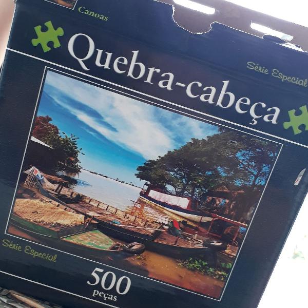 Quebra-Cabeça - Canoas - 500 Peças - Grow