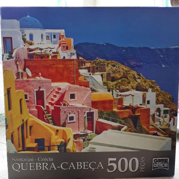 Quebra-Cabeça Toyster Santorini/Grécia 500 peças