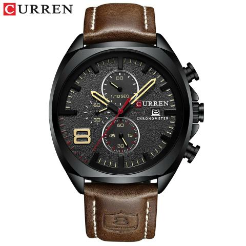 Relógio masculino original Curren importado luxo exclusivo
