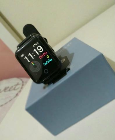 Smart Watch pulseira de metal+pulseira extra de silicone
