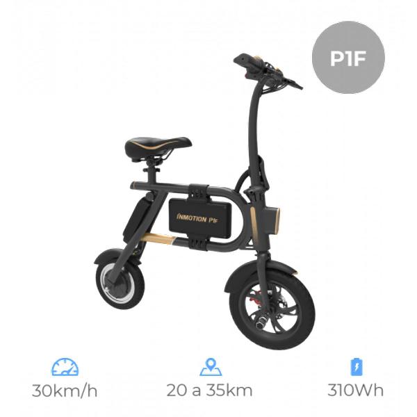 bicicleta elétrica inmotion p1f com bluetooth
