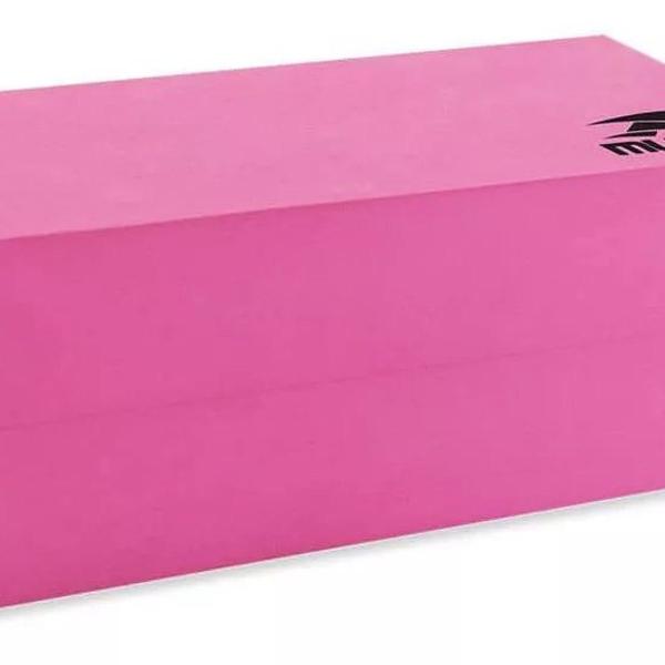 bloco de yoga 22cm x 8cm x 10cm bly-100 - rosa