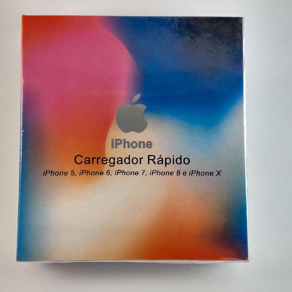 carregador rápido para iphone - azul