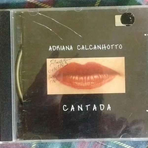 cd - cantada - adriana calcanhotto