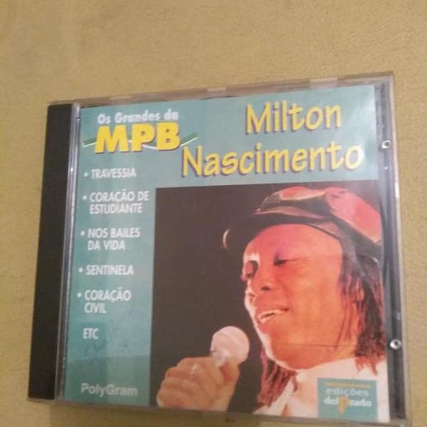cd - os grandes da mpb - milton nascimento - polygram - 1996