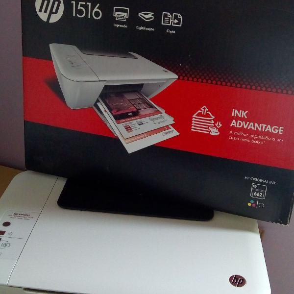 impressora hp 1516 com caixa semi-novo