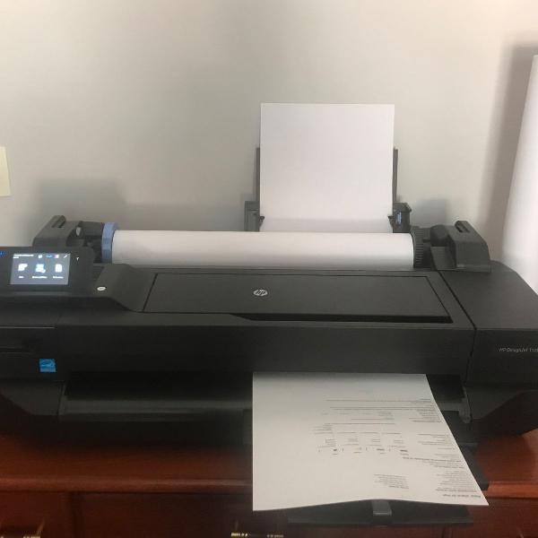 impressora plotter hp t120