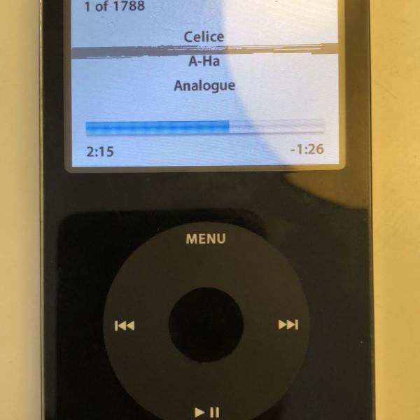 ipod da apple 30 gb preto