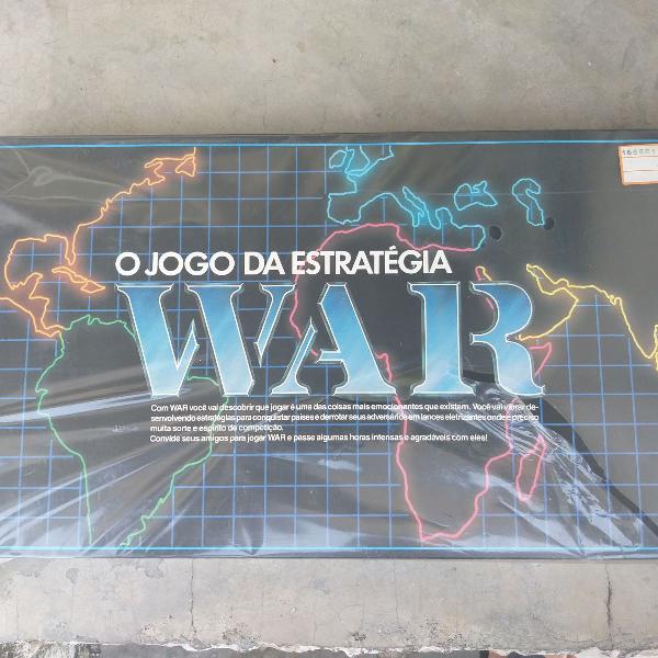 jogo war edição anos 80 lacrado