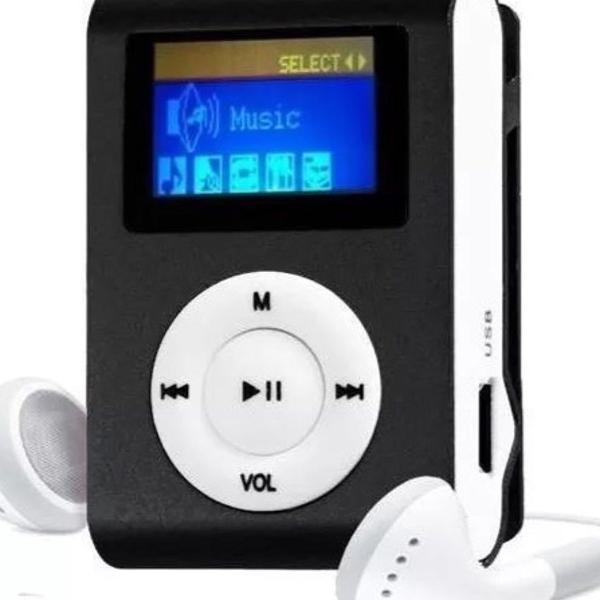 mini mp3 player com clip