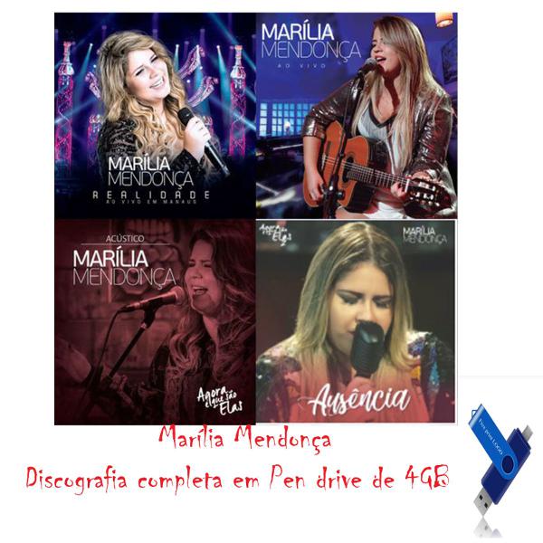 pen drive com discografia marília mendonça