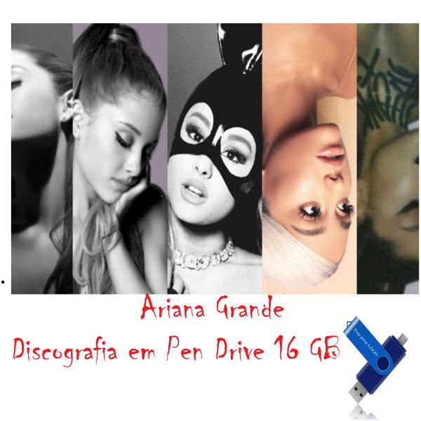 pend drive com discografia ariana grande