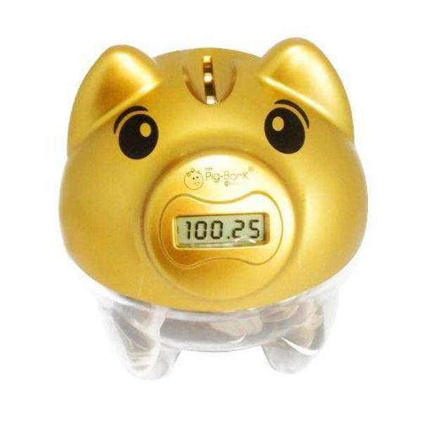 ping bank cofre digital porco dourado
