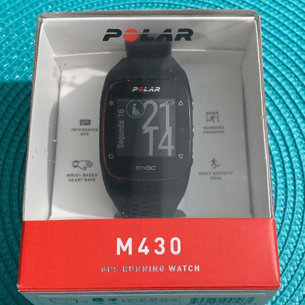 relógio de corrida polar m-430 com gps