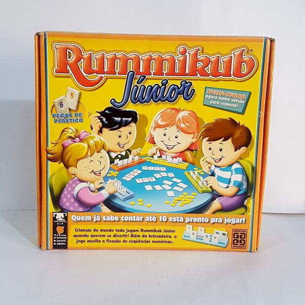 rummikub júnior jogo infantil a partir de 4 anos