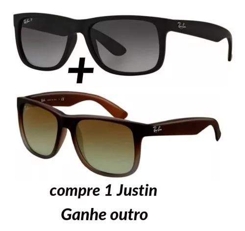 2 Óculos De Sol Justin Rayban Polarizado Top