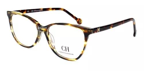 Armação Oculos De Para Grau Carolina Herrera Ch652 Acetato