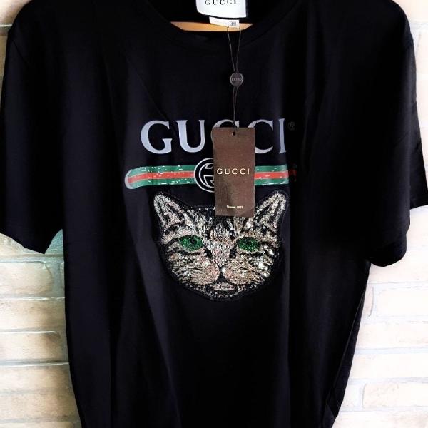 Camiseta Importada Gucci Cat
