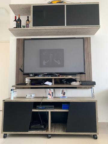 Móvel Home em MDF - Painel + Rack + armário