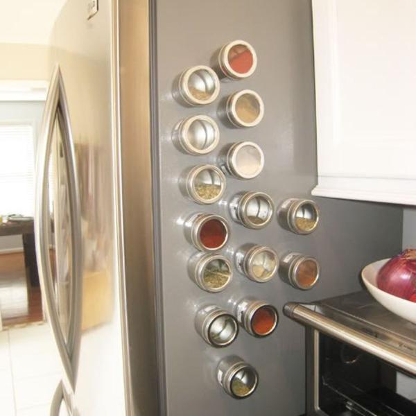PORTA TEMPEROS INOX ÍMÃ