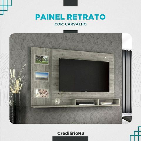 Painel Retrato na cor Carvalho em até 10 X no crediário