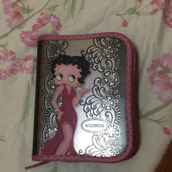 agenda, diário, mini fichário betty boop