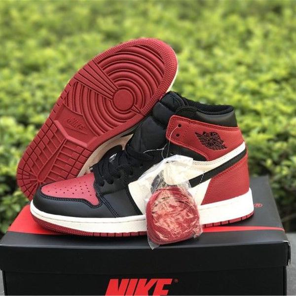 air jordan 1 retro 'bred toe' importado