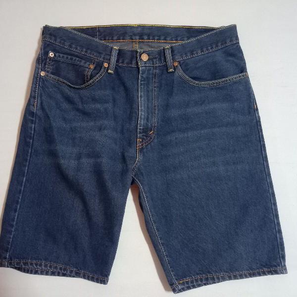 bermuda jeans levi's masculina 505