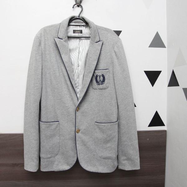 blazer cinza de moletom